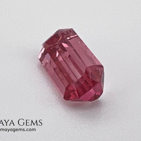 Red Tourmaline 1.69 ct – Light Red Octagon Elegance