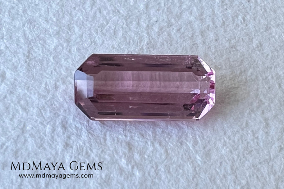 Red Tourmaline 1.69 ct – Light Red Octagon Elegance