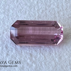 Red Tourmaline 1.69 ct – Light Red Octagon Elegance