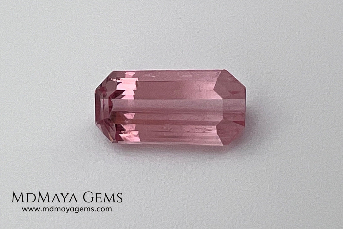 Red Tourmaline 1.69 ct – Light Red Octagon Elegance