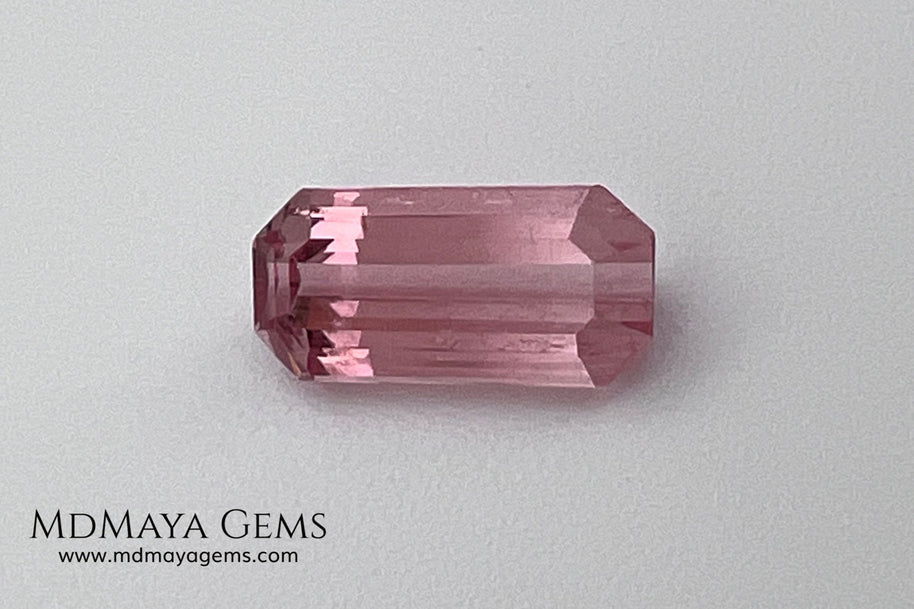 Red Tourmaline 1.69 ct – Light Red Octagon Elegance