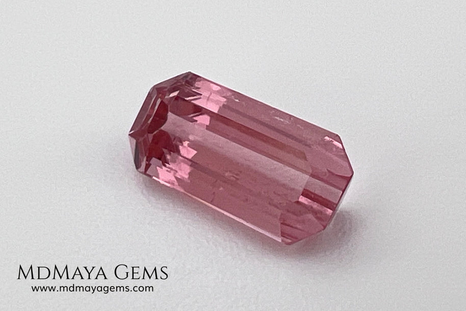 Red Tourmaline 1.69 ct – Light Red Octagon Elegance