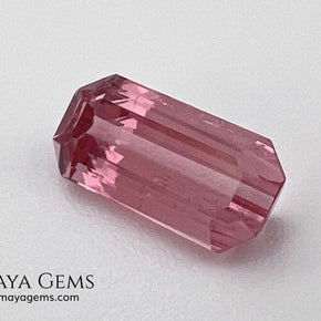 Red Tourmaline 1.69 ct – Light Red Octagon Elegance