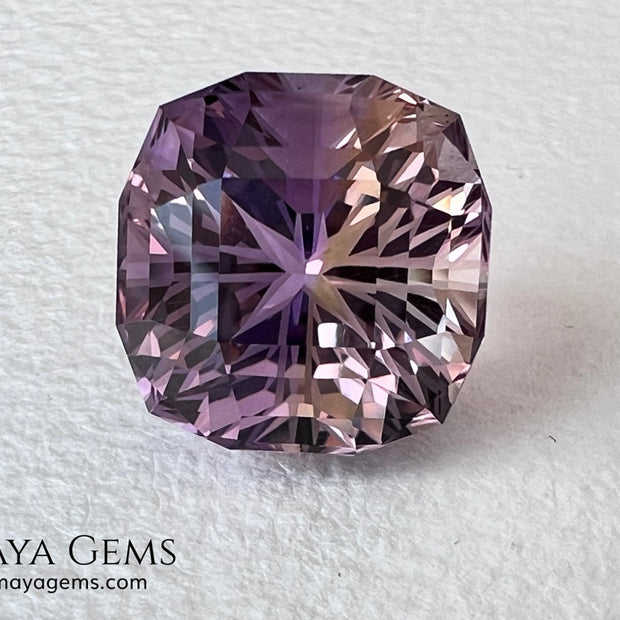 12.19 ct Fantasy Cut Ametrine – Natural Bicolor Quartz Gemstone