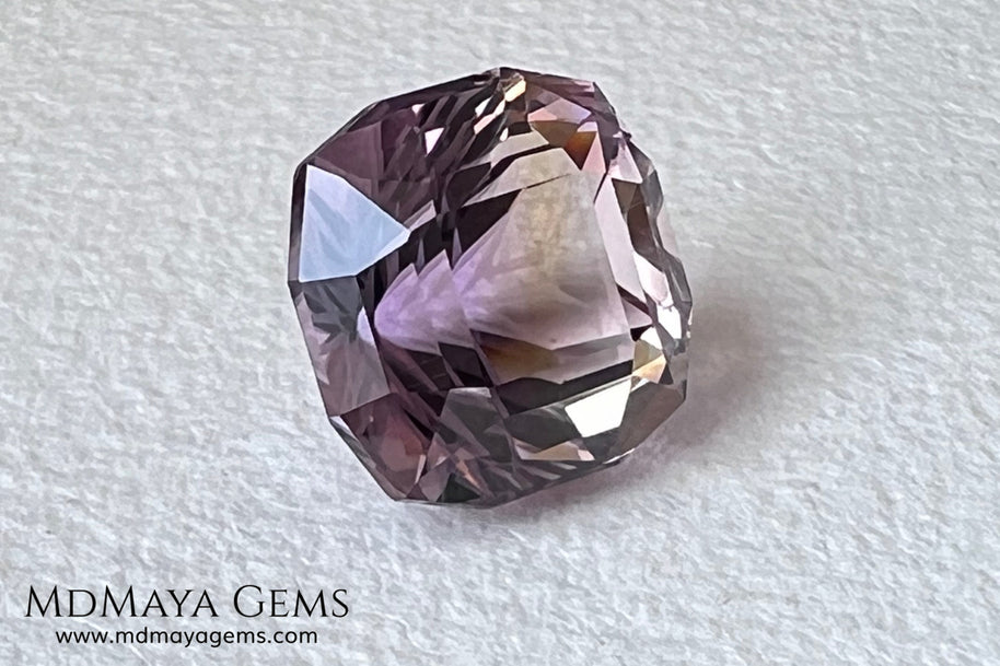 12.19 ct Fantasy Cut Ametrine – Natural Bicolor Quartz Gemstone