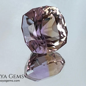 12.19 ct Fantasy Cut Ametrine – Natural Bicolor Quartz Gemstone