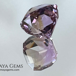 12.19 ct Fantasy Cut Ametrine – Natural Bicolor Quartz Gemstone