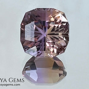 12.19 ct Fantasy Cut Ametrine – Natural Bicolor Quartz Gemstone