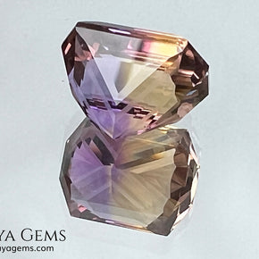 12.56 ct Fantasy Cut Ametrine – Natural Bicolor Quartz Gemstone