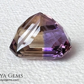 12.56 ct Fantasy Cut Ametrine – Natural Bicolor Quartz Gemstone