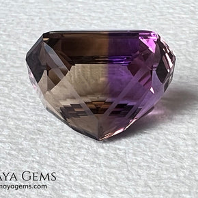 12.56 ct Fantasy Cut Ametrine – Natural Bicolor Quartz Gemstone