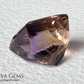12.56 ct Fantasy Cut Ametrine – Natural Bicolor Quartz Gemstone