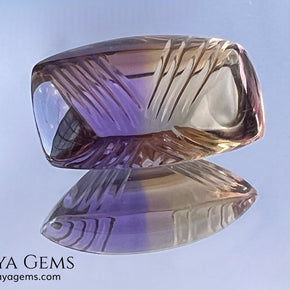 Fine 19.14 ct Fantasy Cut Ametrine – Natural Bicolor Quartz