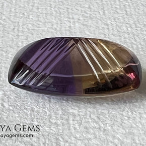Fine 19.14 ct Fantasy Cut Ametrine – Natural Bicolor Quartz