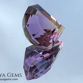 7.77 ct Fantasy Cut Ametrine – Natural Bicolor Quartz Gemstone