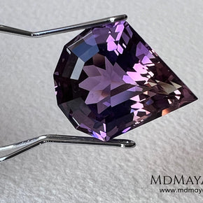 7.77 ct Fantasy Cut Ametrine – Natural Bicolor Quartz Gemstone