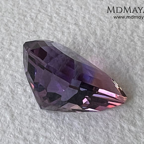 7.77 ct Fantasy Cut Ametrine – Natural Bicolor Quartz Gemstone
