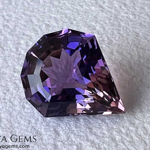 7.77 ct Fantasy Cut Ametrine – Natural Bicolor Quartz Gemstone