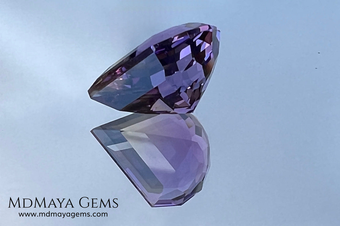 7.77 ct Fantasy Cut Ametrine – Natural Bicolor Quartz Gemstone