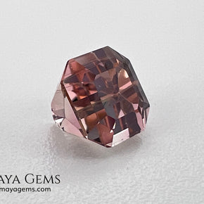 Bicolor Tourmaline 1.28 ct – Soft Pink & Champagne Elegance