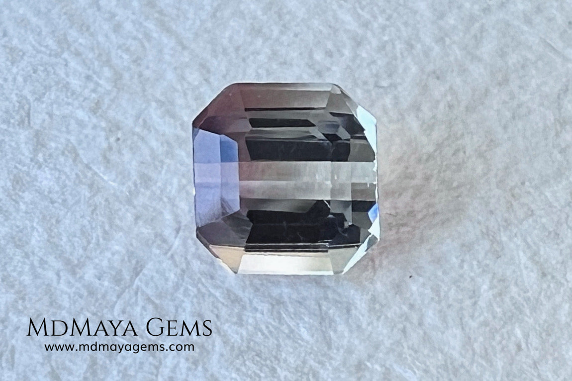 Bicolor Tourmaline 1.28 ct – Soft Pink & Champagne Elegance