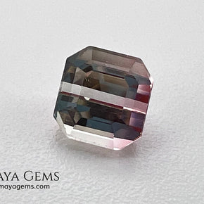Bicolor Tourmaline 1.28 ct – Soft Pink & Champagne Elegance