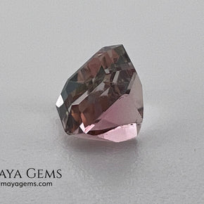 Bicolor Tourmaline 1.28 ct – Soft Pink & Champagne Elegance