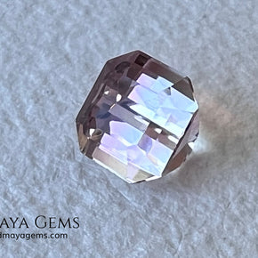 Bicolor Tourmaline 1.28 ct – Soft Pink & Champagne Elegance