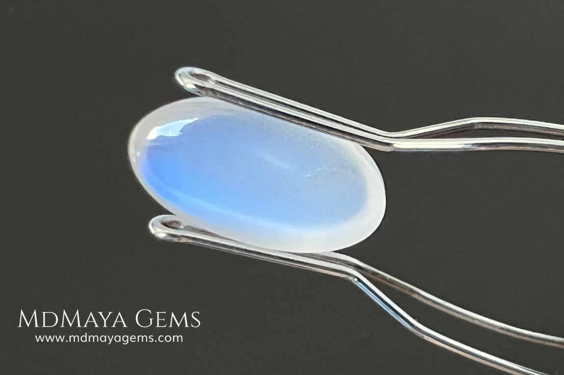 Blue Sheen Moonstone 3.03 ct – Natural Sri Lanka Oval Cabochon