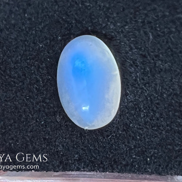 4.40 Ct Natural Blue Sheen Moonstone Cabochon – Sri Lanka Oval Gem