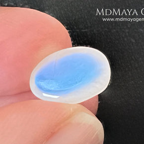 4.40 Ct Natural Blue Sheen Moonstone Cabochon – Sri Lanka Oval Gem
