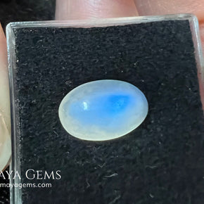 4.40 Ct Natural Blue Sheen Moonstone Cabochon – Sri Lanka Oval Gem