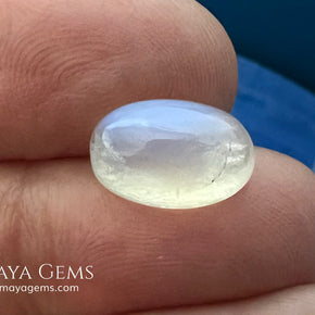 4.40 Ct Natural Blue Sheen Moonstone Cabochon – Sri Lanka Oval Gem