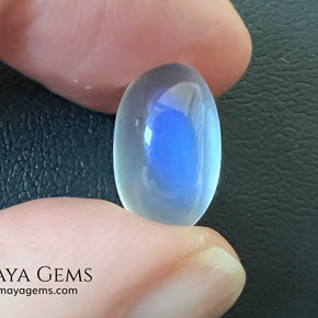 Blue Sheen Moonstone 5.32 ct – Natural Sri Lanka Oval Cabochon