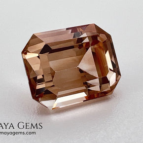 5.67 ct Yellowish Orange Topaz – Emerald Cut (Pakistan)