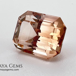 5.67 ct Yellowish Orange Topaz – Emerald Cut (Pakistan)