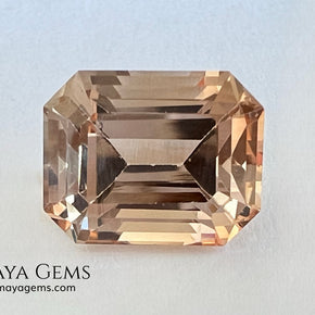 5.67 ct Yellowish Orange Topaz – Emerald Cut (Pakistan)
