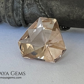 5.95 ct Yellowish Orange Topaz – Fancy Cushion Brilliant (Pakistan)