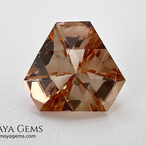 5.95 ct Yellowish Orange Topaz – Fancy Cushion Brilliant (Pakistan)