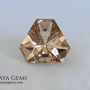 5.95 ct Yellowish Orange Topaz – Fancy Cushion Brilliant (Pakistan)