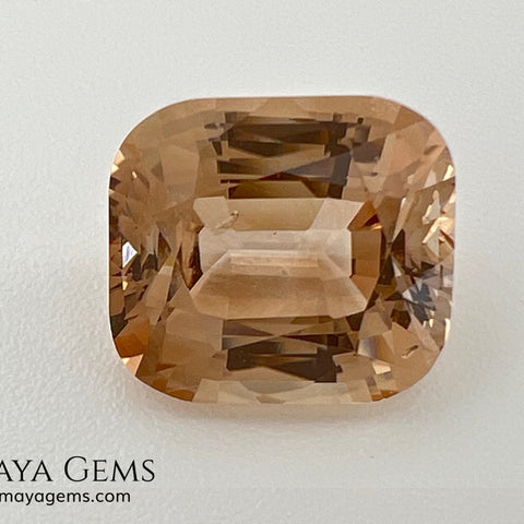 7.74 ct Yellowish Orange Topaz – Cushion Cut (Pakistan)