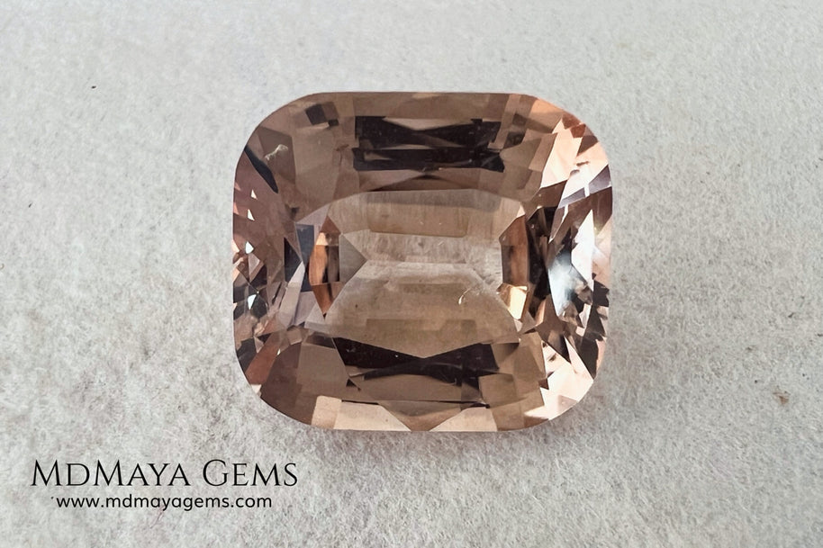 7.74 ct Yellowish Orange Topaz – Cushion Cut (Pakistan)