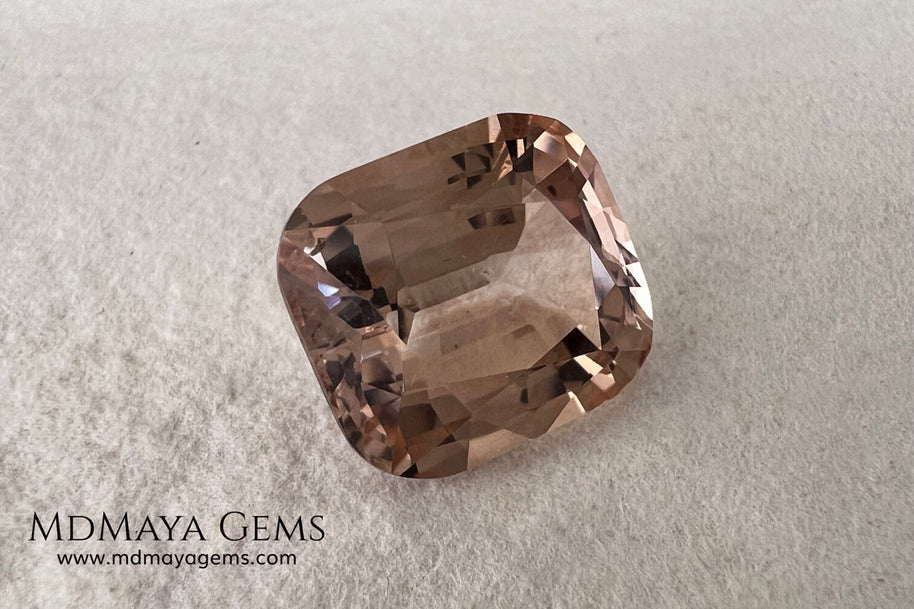 7.74 ct Yellowish Orange Topaz – Cushion Cut (Pakistan)