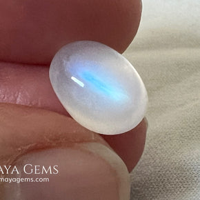 Natural Blue Sheen Moonstone 3.66 Ct Oval Cabochon – Sri Lanka