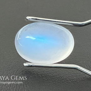 Natural Blue Sheen Moonstone 3.66 Ct Oval Cabochon – Sri Lanka