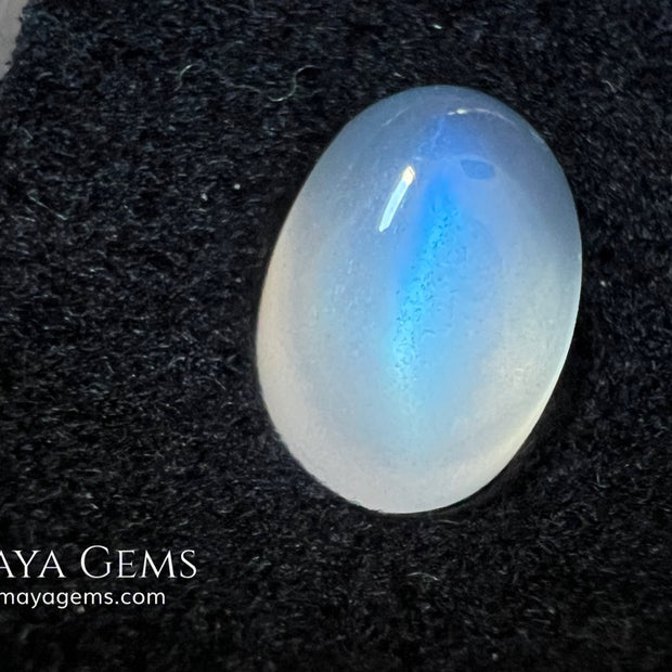 Natural Blue Sheen Moonstone 3.66 Ct Oval Cabochon – Sri Lanka