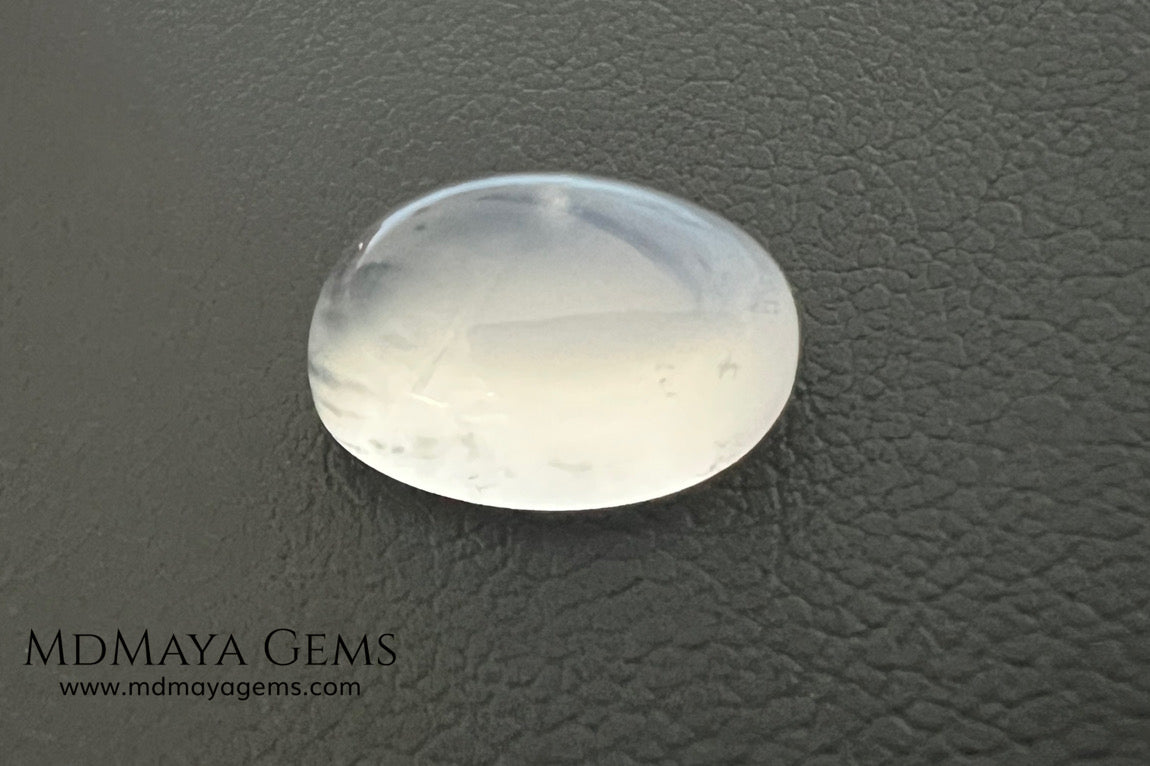 3.31 Ct Natural Blue Sheen Moonstone Cabochon – Sri Lanka Oval Gem