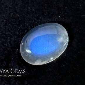 3.31 Ct Natural Blue Sheen Moonstone Cabochon – Sri Lanka Oval Gem