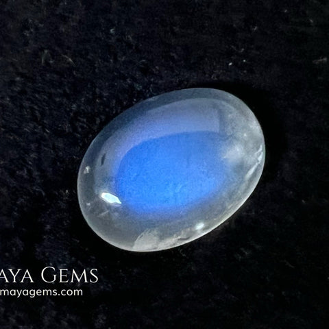 3.31 Ct Natural Blue Sheen Moonstone Cabochon – Sri Lanka Oval Gem