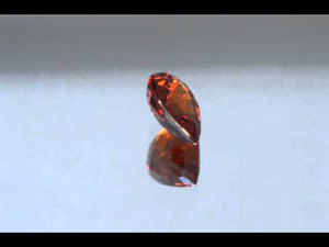 Little Orange Spessartite Garnet. Pear Cut. 1.04 ct.